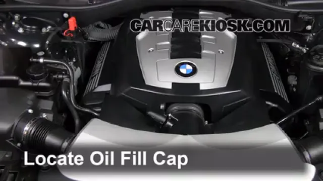 2007 BMW 750Li 4.8L V8 Oil Add Oil